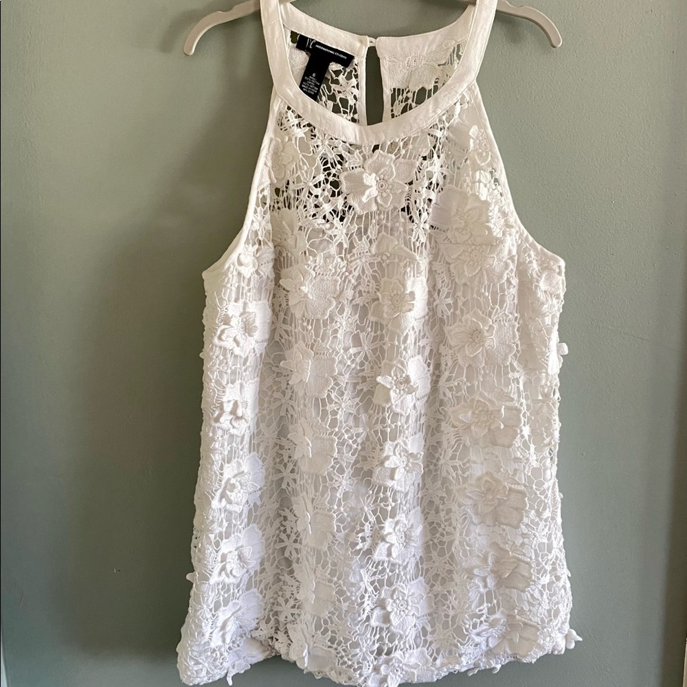 INC Lace Tank Top Size 6